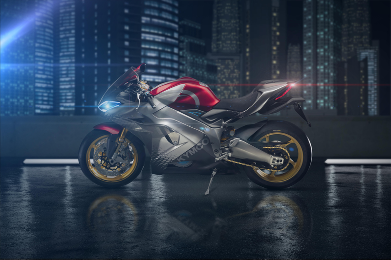 Illustration for article titled Taiwanese Scooter Maker Kymco Shows Its Serious Side With 150 MPH Electric Superbike